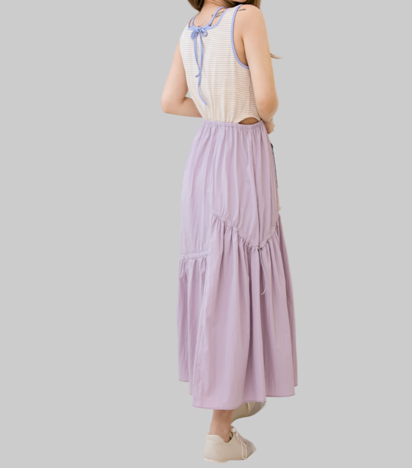 Robe élégante décontractée bicolore – Collection limitée