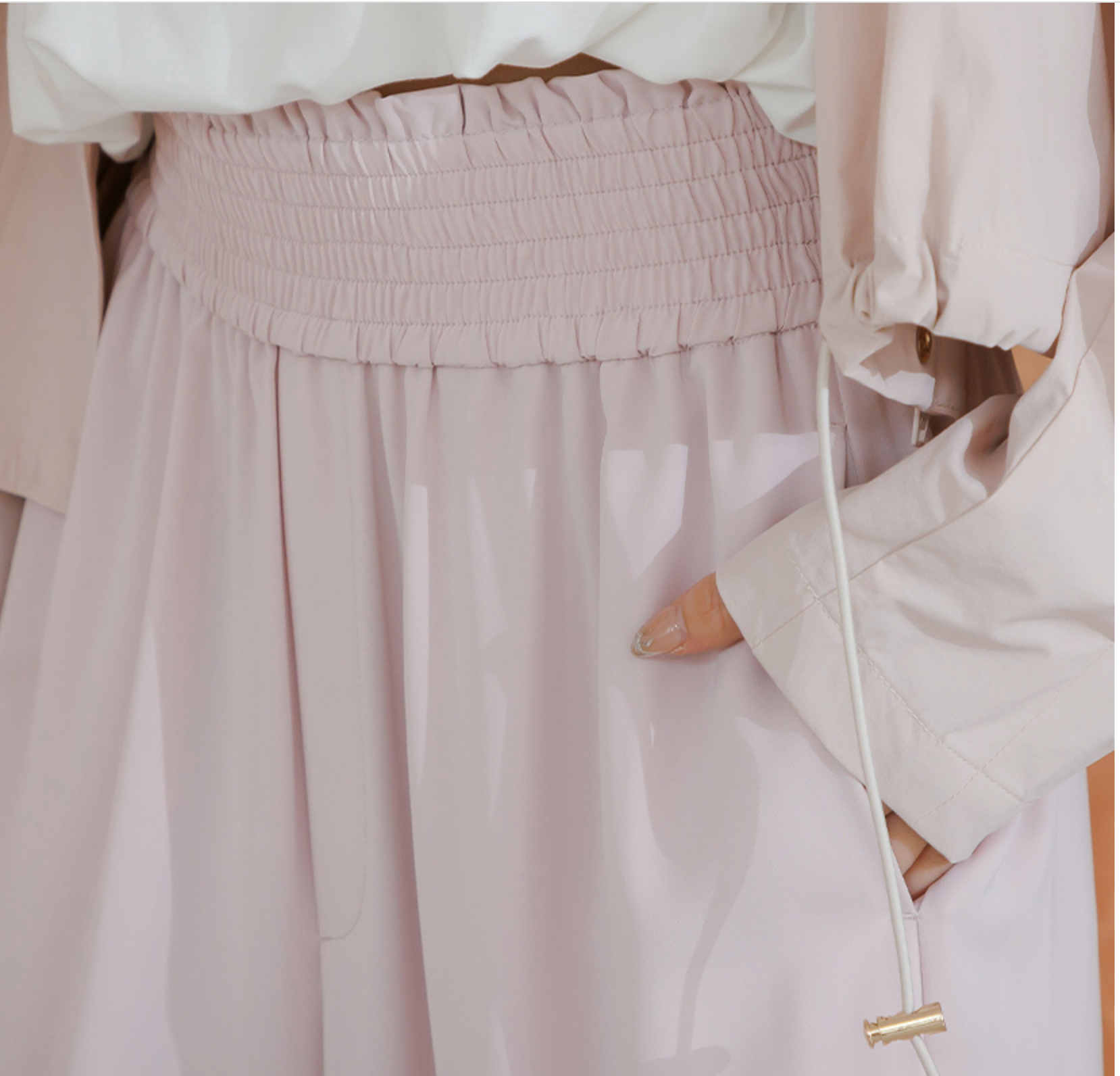 Pantalón Ancho Rosa Pastel: Confort y Estilo Casual Chic