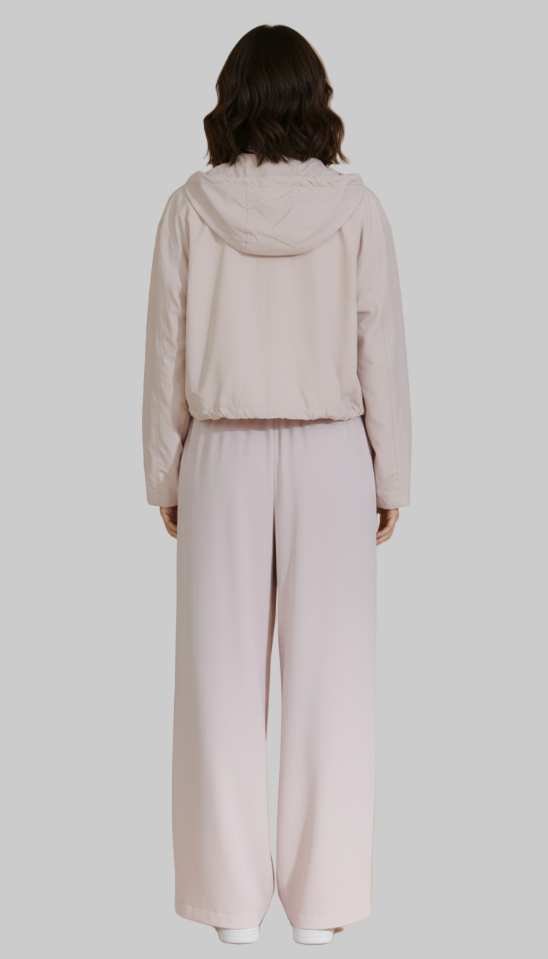 Pantalón Ancho Rosa Pastel: Confort y Estilo Casual Chic