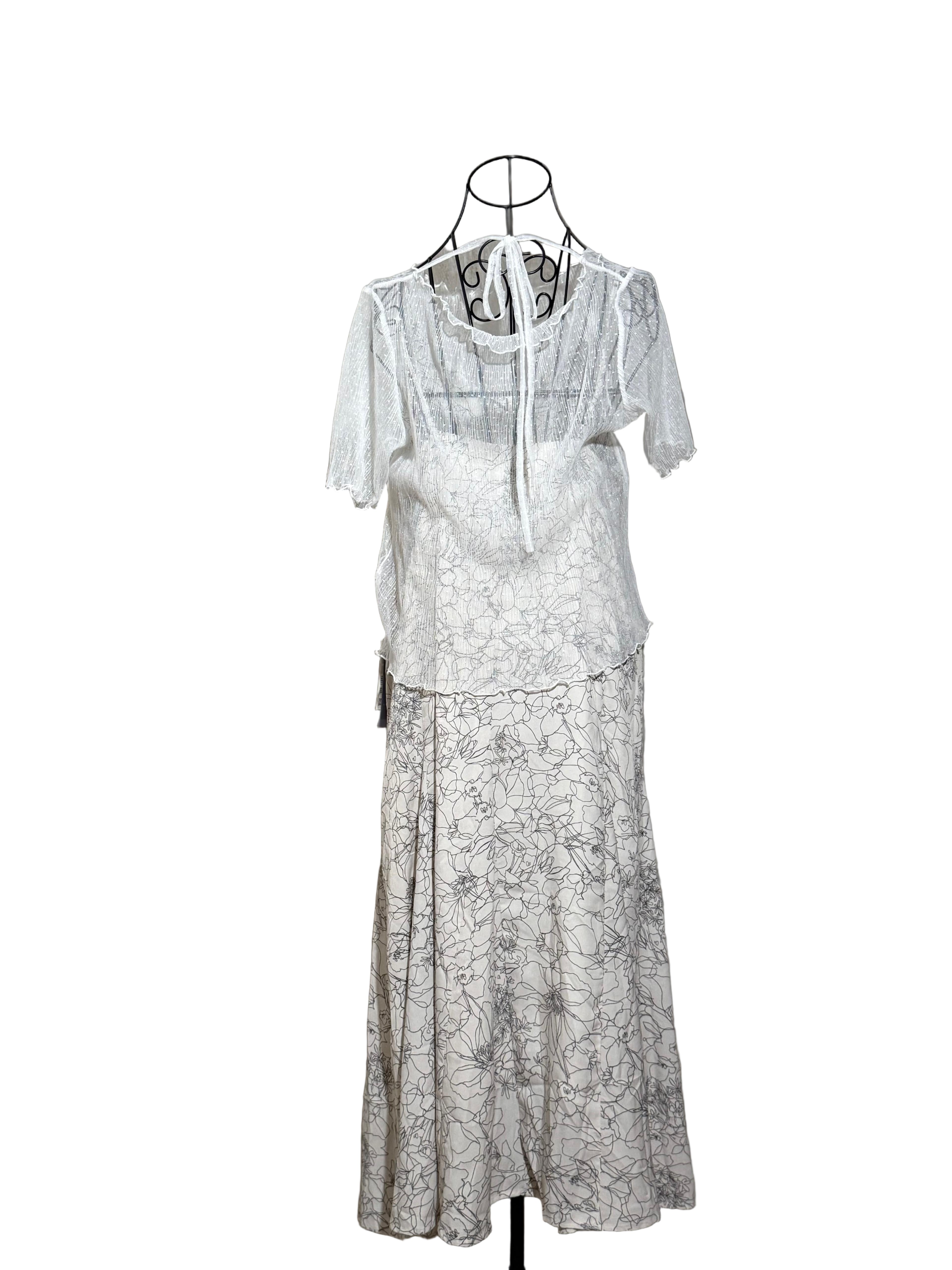 Vestido Largo Talla Única de Doble Capa y Algodón | Diseño Exclusivo, Suave y Versátil